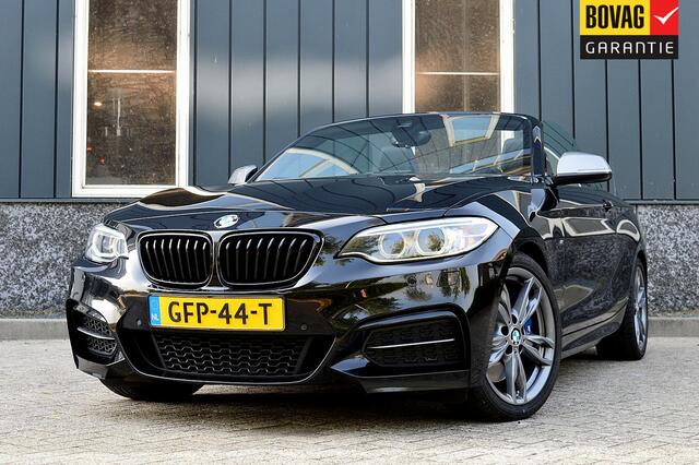 BMW 2-SERIE Cabrio M240i xDrive M-Sport High Executive Rijklaarprijs-Garantie Navigatie Led Leder sport interieur Camera Memory Stoelen