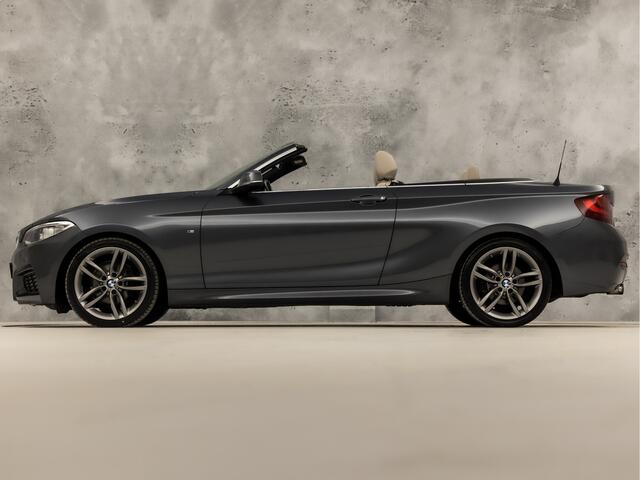 BMW 2-SERIE 218i M Sport High Executive Automaat (GROOT NAVI, M PAKKET, DEALER ONDERHOUDEN, LEDER, STOELVERWARMING, SPORTSTOELEN, WINDSCHERM, XENON, NIEUWE APK, NIEUWSTAAT)