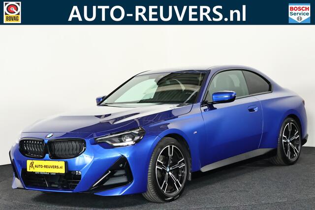 BMW 2-SERIE Coupé 218i M-Sport / LED / HUD / Navi / CarPlay / Portimao Blauw