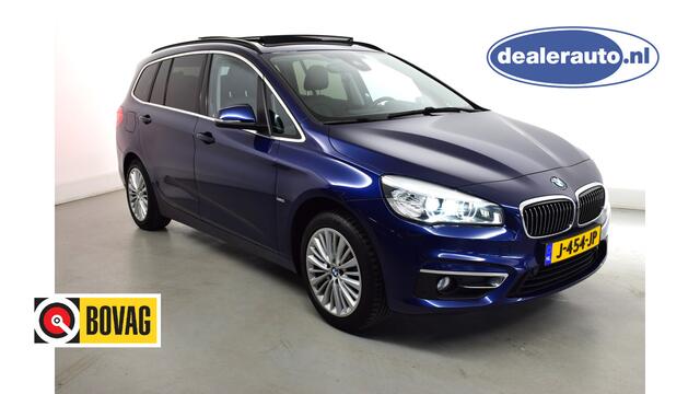 BMW 2-SERIE GRAN TOURER 218i High Executive 7p-LEDER-CAMERA-PANO Harman Kardon-HUD, Zonne/schuifdak-Trekhaak-Privacy glas, elec koffersluiting stoelverw, cd speler, cruise