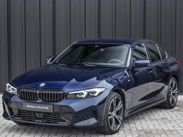 BMW 3-SERIE 330e xDRIVE | M-SPORT | TREKHAAK | SPORTSTOELEN | ACTIVE CRUISE CONTROL | CAMERA | LEDEREN BEKLEDING | DAB+ | HIFI SOUND | SHADOW-LINE | STOEL- EN STUUR VERWARMING