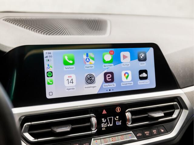 BMW 3-SERIE 320i High Executive M Sport 184Pk Automaat (SCHUIFDAK, M PAKKET, APPLE CARPLAY, LEDER/ALCANTARA, STOELVERWARMING, SPORTSTOELEN, CAMERA, SFEERVERLICHTING, ADAPTIVE CRUISE, NIEUWSTAAT)