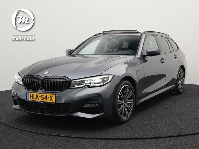 BMW 3-SERIE Touring 330e M Sport Plug In Hybrid Dealer O.H. PHEV | Panodak | Lederen Sportstoelen Verwarmd | Adaptive Cruise | Navigatie | Apple Carplay | Camera | DAB | Sfeerverlichting |