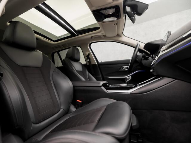 BMW 3-SERIE Touring 318i Executive Sportline 157Pk Automaat (PANORAMADAK, APPLE CARPLAY, GROOT NAVI, DEALER ONDERHOUDEN, LEDEREN SPORTSTOELEN, ELEK ACHTERKLEP, TREKHAAK, GETINT GLAS, NIEUWSTAAT)
