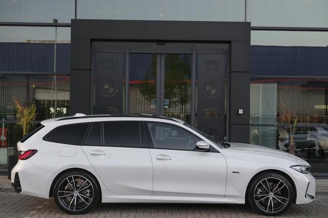 BMW 3-SERIE Touring 330e M-sport 292pk Facelift Panoramadak Trekhaak Harman/Kardon Head-up Leder 19" LMV