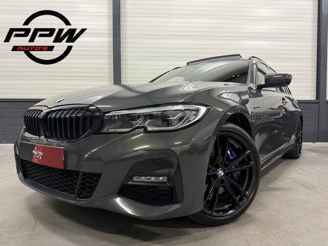 BMW 3-SERIE Touring 330e M-Sport DRAVITGRAU PANO/LASER/HEAD-UP/ADAPTIVE M-ONDERSTEL/KEYLESS/19"/ELECTR.TREKHAAK/SHADOW-LINE/PRIVACY/NET OH BEURT GEHAD BIJ BMW DEALER