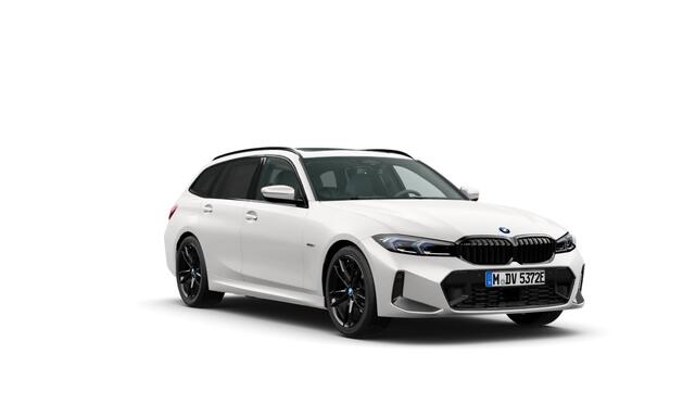 BMW 3-SERIE Touring 330e | M-Sport | Widescreen | Panorama | Leder/Alcantara | Memory | ACC | HiFi | 19"LM | Mineralweiss