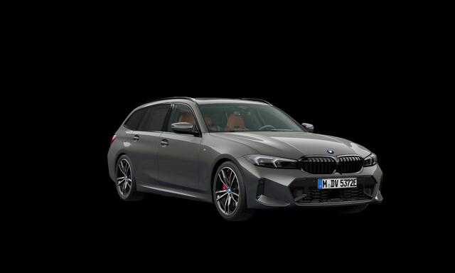 BMW 3-SERIE Touring 330e xDrive M Sport Pro, M stoelen, pano, 19", tr.haak, H/K, shadow line, carbon, memory, LED-kopl., privacy, NP85k