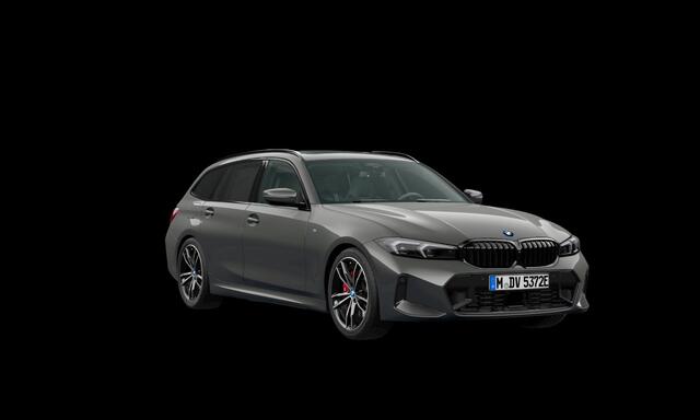 BMW 3-SERIE Touring 330e xDrive M Sport Pro, M stoelen, pano, 19", tr.haak, H/K, shadow line, carbon, memory, LED-kopl., privacy, NP85k