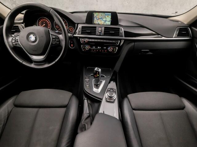 BMW 3-SERIE 318I Sportline Automaat (NAVIGATIE, CLIMATE, LEDER, STOELVERWARMING, SPORTSTOELEN, GETINT GLAS, PARKEERSENSOREN, LED KOPLAMPEN, TREKHAAK, CRUISE, NIEUWSTAAT)