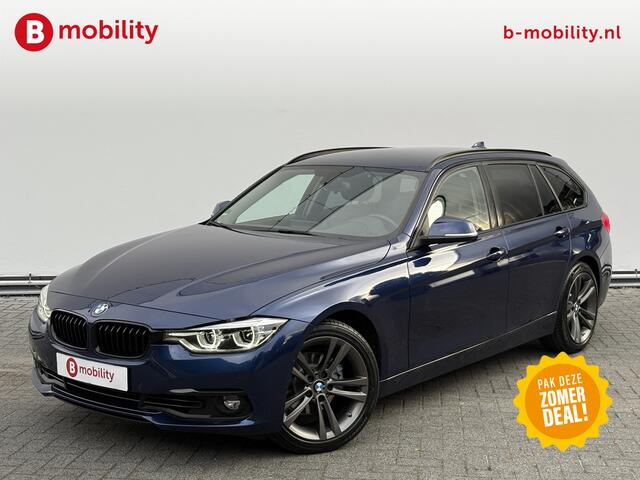 BMW 3-SERIE Touring 320i High Executive Luxury Line Trekhaak | Apple CarPlay | Hifi | DAB | Achteruitrijcamera | Leer