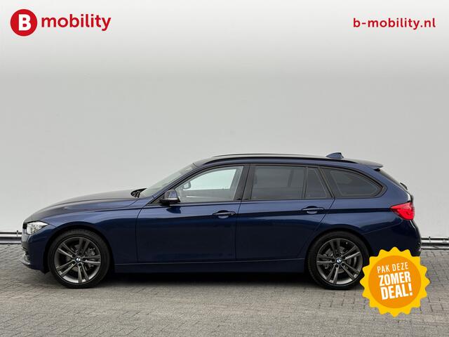 BMW 3-SERIE Touring 320i High Executive Luxury Line Trekhaak | Apple CarPlay | Hifi | DAB | Achteruitrijcamera | Leer