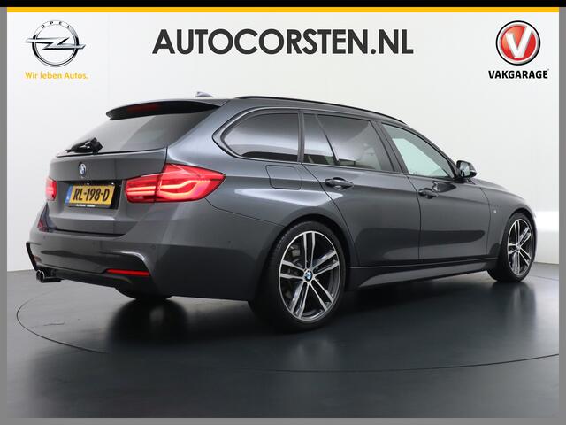 BMW 3-SERIE Touring 330i AUT-8 M-Sport Pack Leder+Memory Harman&Kardon® Audio Adap.Cruise Apple Carplay Head-Up Navi 19" Virtual CockpitCamera Ecc High Executive Lmv Stoelverwarming DAB Elek.Achterklep Zwarte-Hemel Adaptieve Led Wifi Surround Camera Origineel Nederl