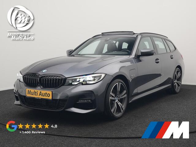 BMW 3-SERIE Touring 320e M Sport Plug In Hybrid 204pk Dealer O.H. PHEV | Trekhaak Af Fabriek | Panodak | Camera | Adaptief Onderstel | 19"L.M | Alcantara Sportstoelen Memory & Verwarmd | Sfeerverlichting | Apple Carplay | Keyless | Navigatie | DAB |