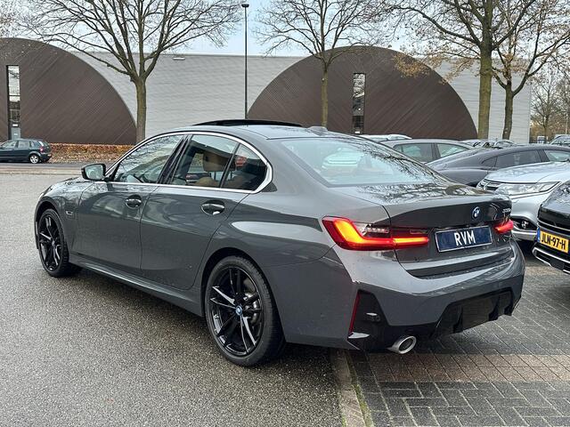 BMW 3-SERIE 330e High Executive M SPORT | SCHUIFDAK | LEDER | HARMAN KARDON | LASER LED | ELECTR STOELEN | KEYLESS | HEAD UP| DODE HOEK HERKENNING | STUURWIEL VERWARMING
