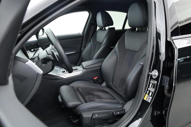 BMW 3-SERIE 320e M-sport | Shadow Line | Curved display | Cruise | Nav + CarPlay | Harman Kardon | LED | Stoel- stuurverw | PDC
