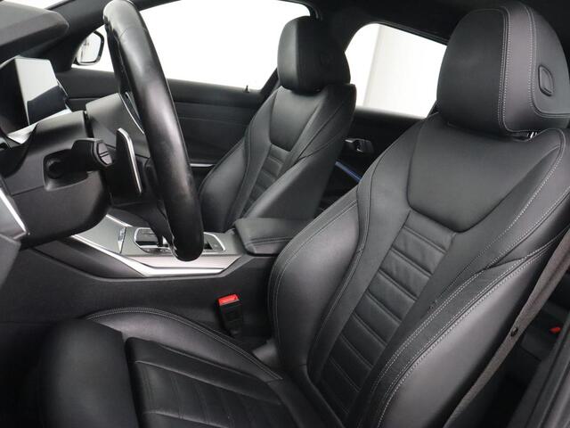 BMW 3-SERIE 330e M Sport | Leder | Stoelverwarming | Carplay | Sportstoelen | Laserlicht | Live Cockpit | Sfeerverlichting | Navigatie | Parkeerhulp | Climate control | Bluetooth | Cruise control