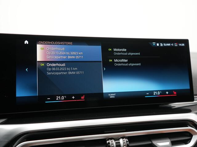 BMW 3-SERIE Touring 320e Plug In Hybrid 204pk Dealer O.H. PHEV | Panodak | Widescreen Navi | Camera | Lederen Sportstoelen Verwarmd | Sfeerverlichting | Apple Carplay | Navigatie | Virtual | DAB | Tansanitblau II Metallic |