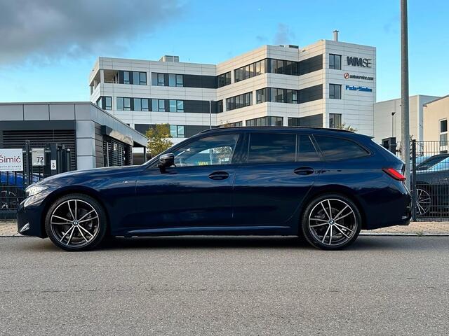 BMW 3-SERIE Touring 320d xDrive M-SPORT ** LED, NAVI+, HALF-LEDER, VERW. STUUR, HuD, TREKH, 19-inch LMV, TANSANIT BLAU ** 1e EIG - UNFALLFREI ** ** INFORMEER OOK NAAR ONZE AANTREKKELIJKE FINANCIAL-LEASE TARIEVEN **