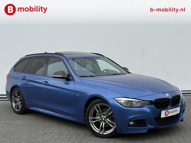 BMW 3-SERIE Touring 318i High Executive M-Sport Trekhaak 1300kg Apple CarPlay | Panoramadak | Leer | Stoelverwarming