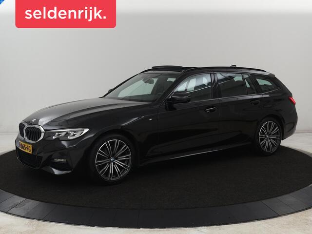 BMW 3-SERIE 318i M Sport | Panoramadak | Stoelverwarming | Leder/Alcantara | Carplay | Live Cockpit | Sportstoelen | Full LED | Navigatie | Parkeerhulp | Climate control
