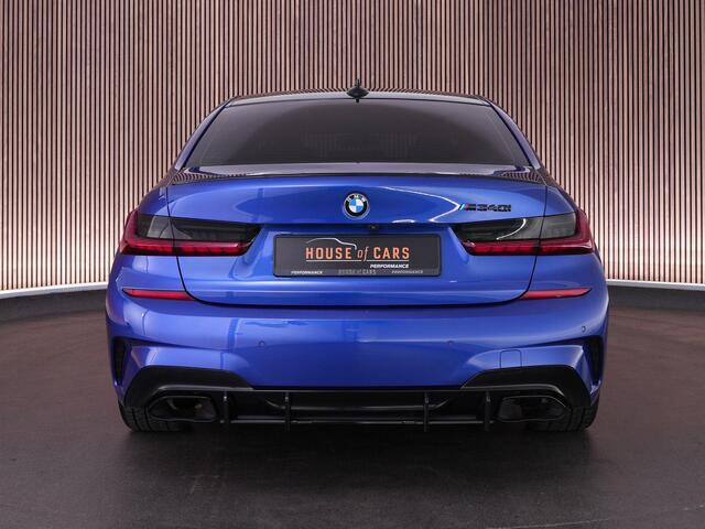 BMW 3-SERIE M340i xDrive High Executive |EU-auto|dealer onderhouden|M-sport|M-sport diff|Portimao Blue metallic|Eibach verlagingsveren|Harman&Kardon|memory|Apple Carplay|stoelverwarming & stuur verwarming|