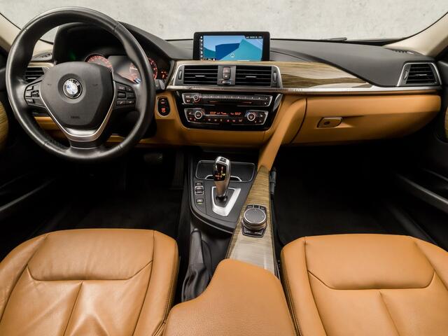 BMW 3-SERIE 318i Luxury Sport Automaat (VIRTUAL COCKPIT, GROOT NAVI, COGNAC LEDER, STOELVERWARMING, PARKEERSENSOREN, ELEK ACHTERKLEP, GETINT GLAS, NIEUWE APK, NIEUWSTAAT)