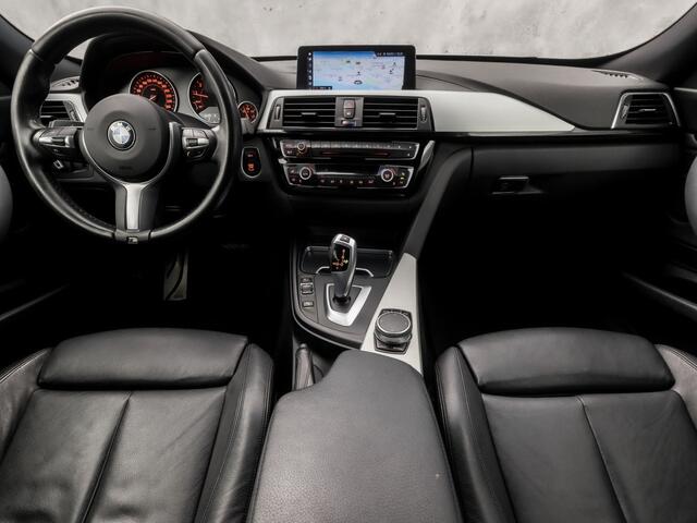 BMW 3-SERIE 320i M Sport High Executive 184Pk Automaat (GROOT NAVI, M PAKKET, STOELVERWARMING, LEDER, SPORTSTOELEN, GETINT GLAS, PARKEERSENSOREN, NIEUWSTAAT)