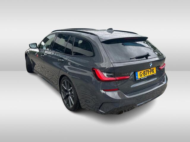 BMW 3-SERIE Touring 330i High Exe. M Sport / Panoramadak / Camera / Leder / CarPlay / 19'' / Sportstoelen / Stoelverwarming / DAB / Cruise Control / Getint glas
