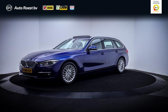 BMW 3-SERIE Touring 318iA LUXURY Edition PANO | FULL LED | LEDER | ELEK TREKHAAK | NAVI | STOELVERW | PDC V+A | LMV