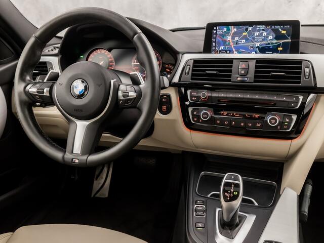 BMW 3-SERIE 320i M Sport Shadow 184Pk Automaat (SCHUIFDAK, M PAKKET, GROOT NAVI, DEALER ONDERHOUDEN, SPORTSTOELEN, STOELVERWARMING, GETINT GLAS, SPORT AUTOMAAT, NIEUWSTAAT)