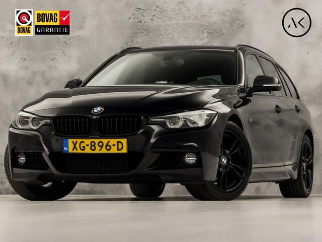 BMW 3-SERIE Touring 318i M Sport Automaat (GROOT NAVI, M PAKKET, BLACK PACK, VIRTUAL COCKPIT, GETINT GLAS, LEDER, SPORTSTOELEN, STOELVERWARMING, PARKEERSENSOREN, NIEUWSTAAT)
