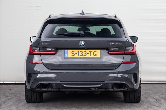 BMW 3-SERIE Touring M340i xDrive High Executive Pano, Head-up, Leder, Trekhaak, Laserlight