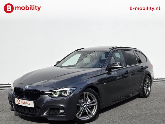 BMW 3-SERIE Touring 320i High Executive M-Sport Trekhaak 1800kg Apple CarPlay NL Auto! | Head-Up | Panoramadak | Hifi | DAB Audio | Leer