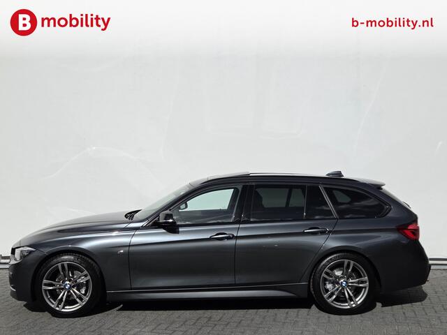 BMW 3-SERIE Touring 320i High Executive M-Sport Trekhaak 1800kg Apple CarPlay NL Auto! | Head-Up | Panoramadak | Hifi | DAB Audio | Leer