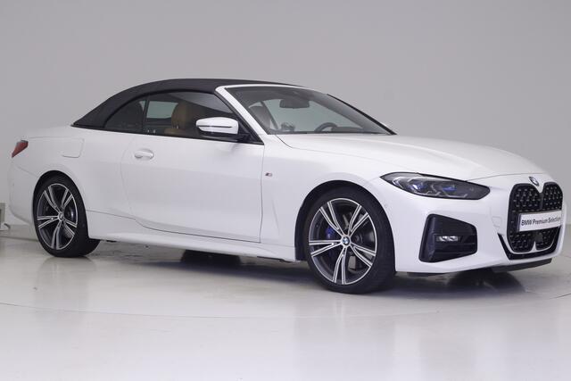BMW 4-SERIE Cabrio 430i High Exe | M-Sport | Trekhaak | Stuur + stoelverw. | 19" | Pianolak | ACC | Harman/kardon | Park ass +