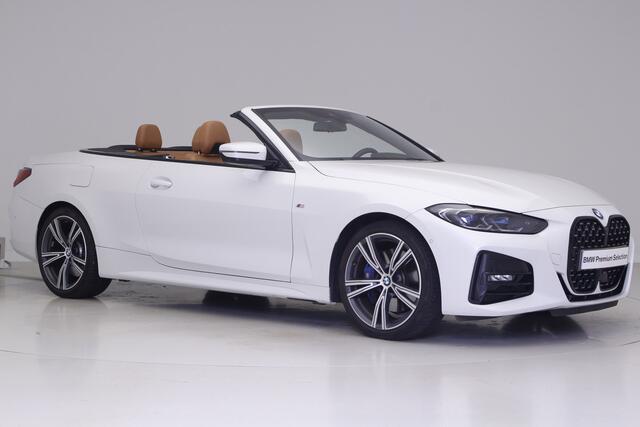 BMW 4-SERIE Cabrio 430i High Exe | M-Sport | Trekhaak | Stuur + stoelverw. | 19" | Pianolak | ACC | Harman/kardon | Park ass +