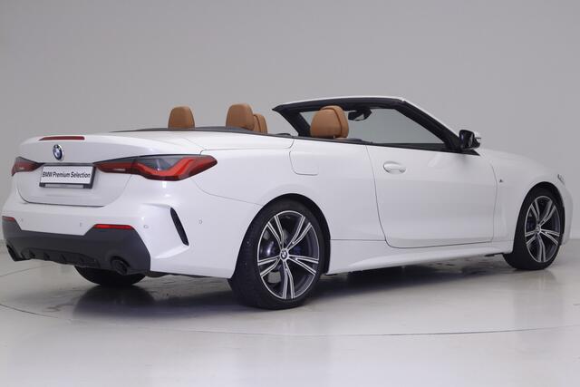 BMW 4-SERIE Cabrio 430i High Exe | M-Sport | Trekhaak | Stuur + stoelverw. | 19" | Pianolak | ACC | Harman/kardon | Park ass +