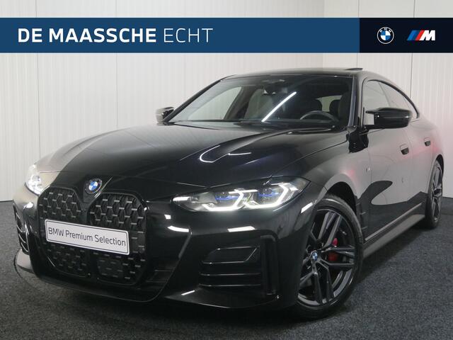 BMW 4-SERIE Gran Coupé M440i xDrive High Executive Automaat / Schuif-kanteldak / Trekhaak / Laserlight / Harman Kardon / Parking Assistant Plus / Live Cockpit Professional / Driving Assistant Professional