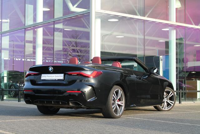 BMW 4-SERIE Cabrio M440i xDrive High Executive Automaat / Adaptief M onderstel / Stoelverwarming / Harman Kardon / Head-Up / Air Collar / Parking Assistant Plus / Laserlight / Live Cockpit Professional
