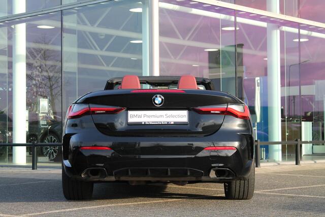 BMW 4-SERIE Cabrio M440i xDrive High Executive Automaat / Adaptief M onderstel / Stoelverwarming / Harman Kardon / Head-Up / Air Collar / Parking Assistant Plus / Laserlight / Live Cockpit Professional