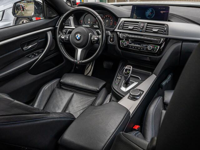BMW 4-SERIE Gran Coupé 420i High Exe M-Sport ORG NL PANO HUD HARMAN KARDON 19 INCH TREKHAAK BOMVOL!!!