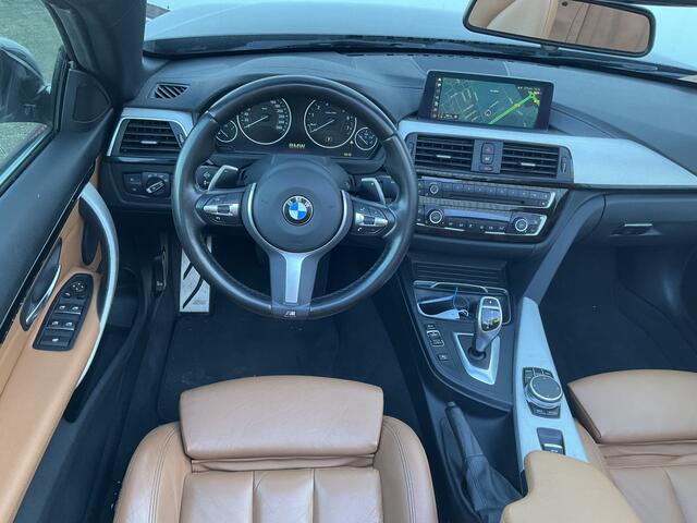 BMW 4-SERIE Cabrio 430i 252pk xDrive M-Sport Leer+Sportzetels Stoelverw Xenon High Executive