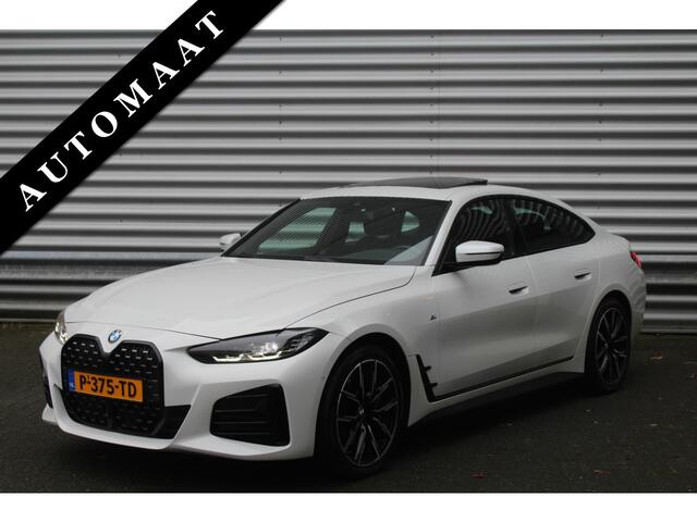 BMW 4-SERIE Gran Coupé 420i 184pk Business Edition Plus Automaat NL-Auto NAP Clima Cruise Navi Camera Schuif-kanteldak 17"LMV Leder El. Klep