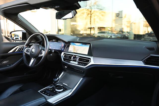 BMW 4-SERIE Cabrio M440i xDrive High Executive Automaat / M Adaptief onderstel / Verwarmd stuurwiel / Air Collar / Stoelverwarming / Driving Assistant Professional / Harman Kardon