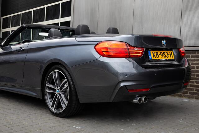 BMW 4-SERIE Cabrio 430i 252 pk Centennial High Executive M-Sportpakket / NL-Auto/ Dealer.ond/ Nek.Verw. / Harman&Kardon/ Head-Up/ Camera/ Sportstoelen/ Stoel.Verw/ 19'' LMV