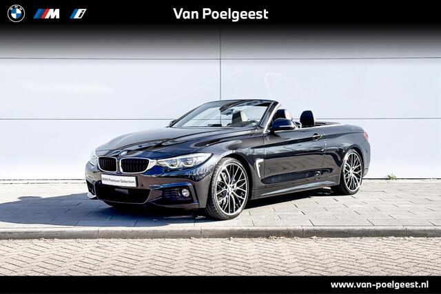 BMW 4-SERIE Cabrio 440i High Executive Stuurwielrand Verwarming / Adaptief M-Onderstel / Comfort Acces / Surround View / Stoelverwarming / Air Collar / Active Cruis Control / Adaptieve Led / Driving Assistant / Harman Kardon / Head Up