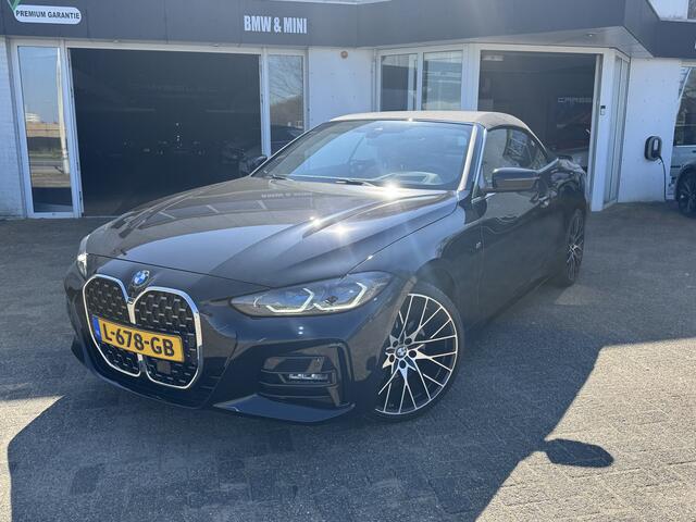 BMW 4-SERIE Cabrio 420i High Executive M-Sport, Nek-Stuur-verwarming, Adaptieve cruise control, NL-NAP, DAB Een proefrit levert het bewijs. Neem contact op en we maken een afspraak!
