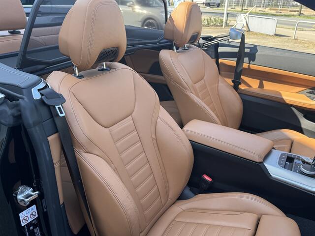 BMW 4-SERIE Cabrio 420i High Executive M-Sport, Nek-Stuur-verwarming, Adaptieve cruise control, NL-NAP, DAB Een proefrit levert het bewijs. Neem contact op en we maken een afspraak!