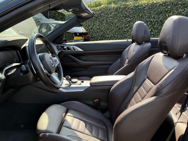 BMW 4-SERIE Cabrio 420i High Exe | M-Sport | HiFi | Laser | Air Collar | 18" | Trekhaak | Driving Ass.